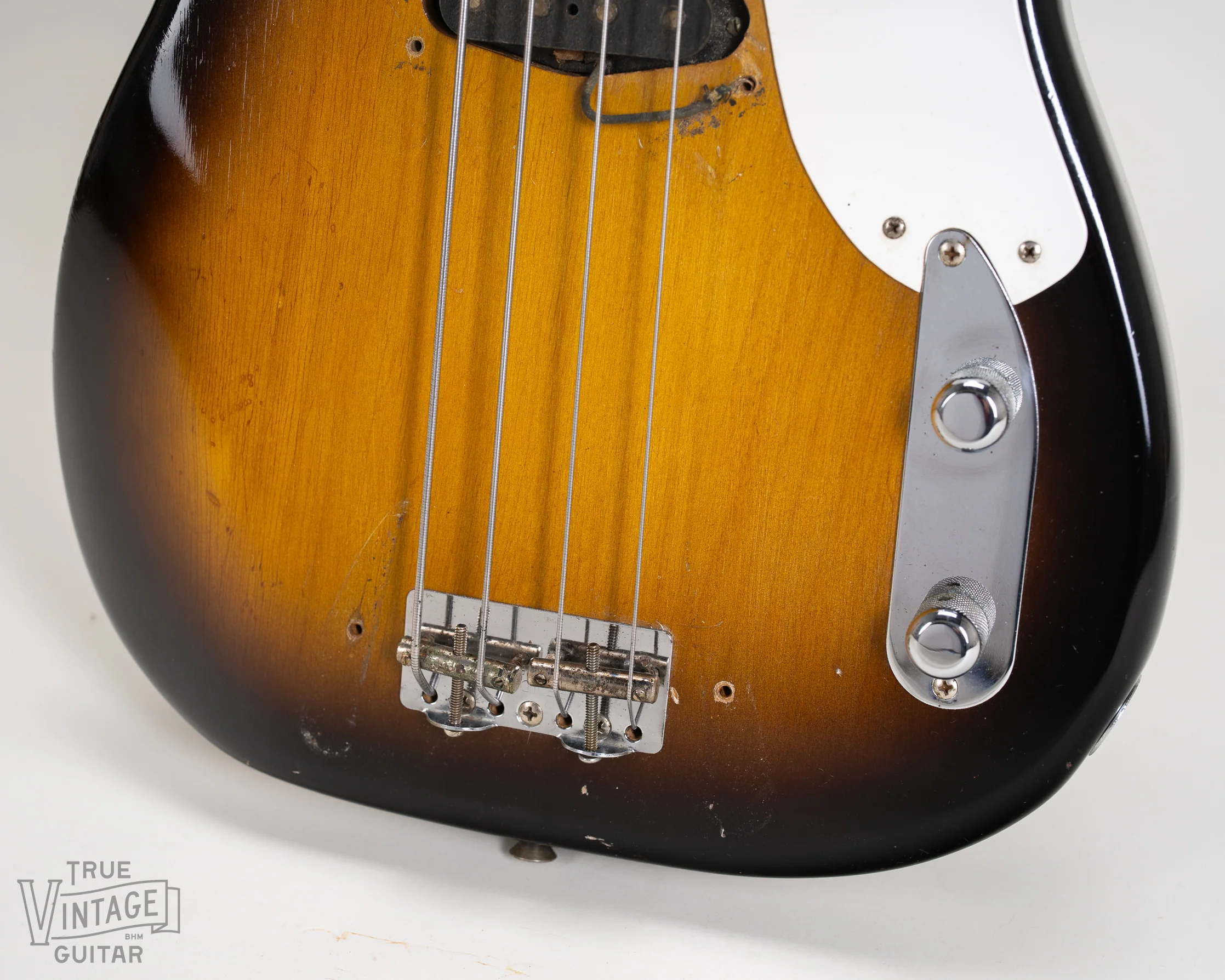 1957 Fender Precision Bass Sunburst - Image 14
