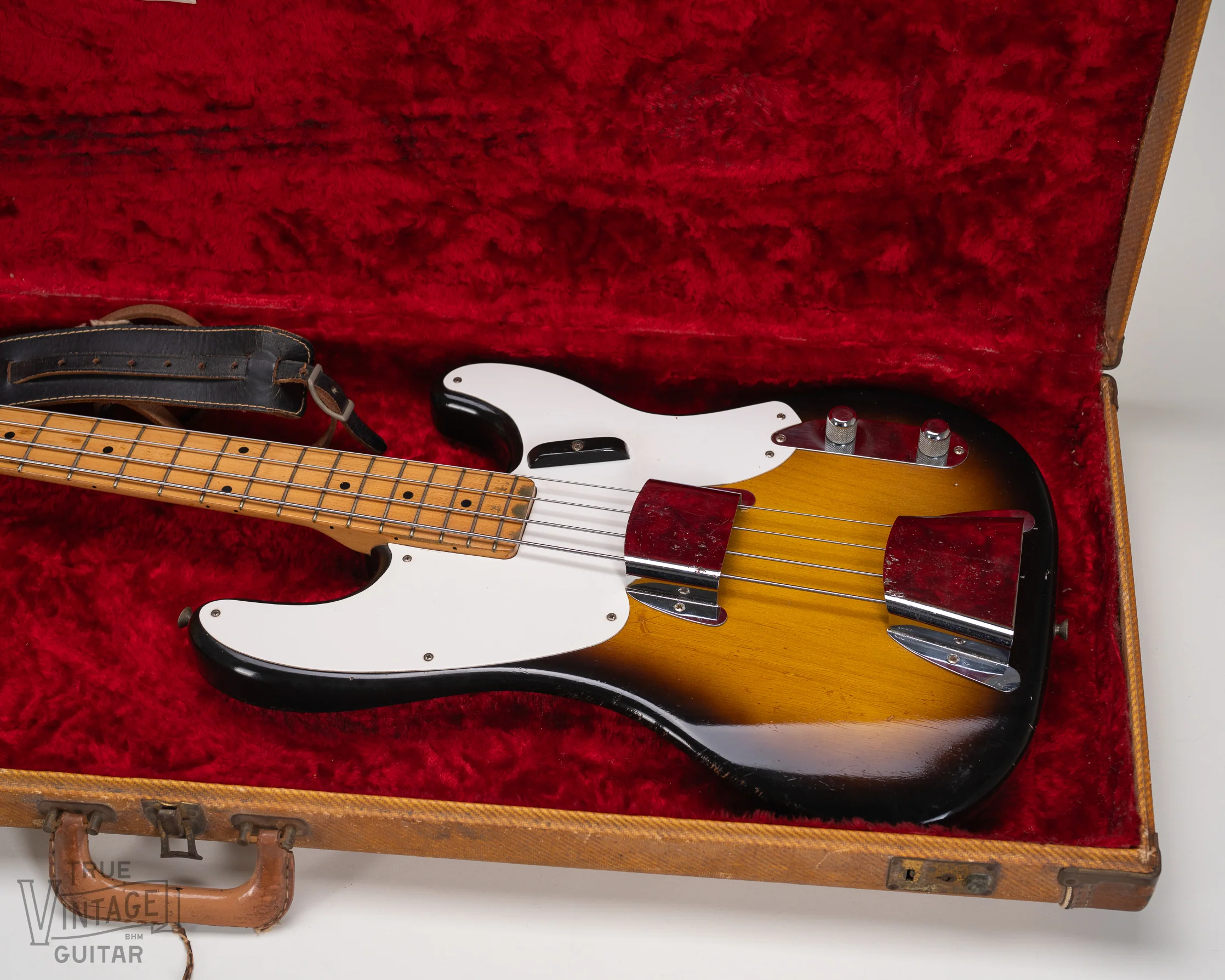 1957 Fender Precision Bass Sunburst - Image 19