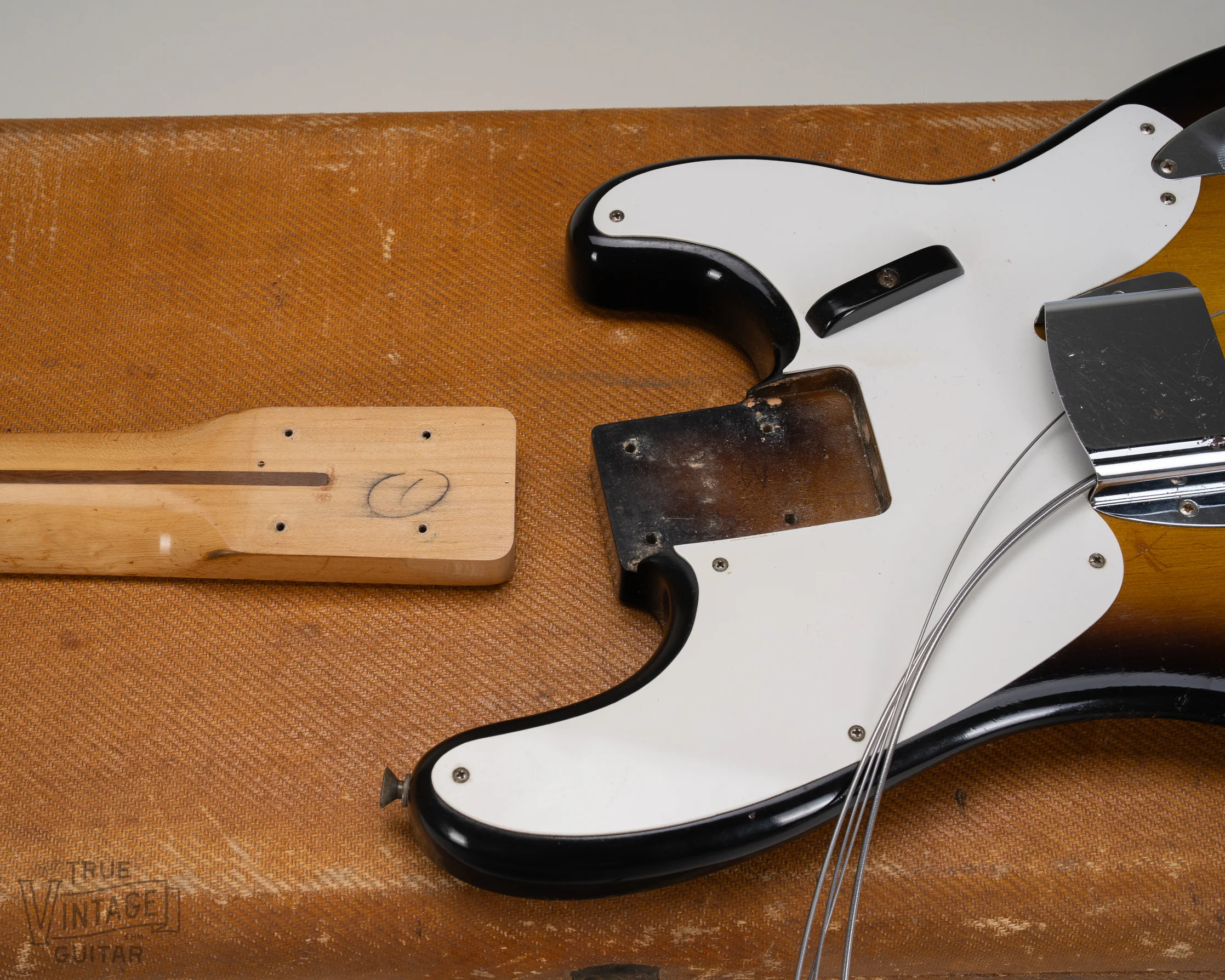 1957 Fender Precision Bass Sunburst - Image 25