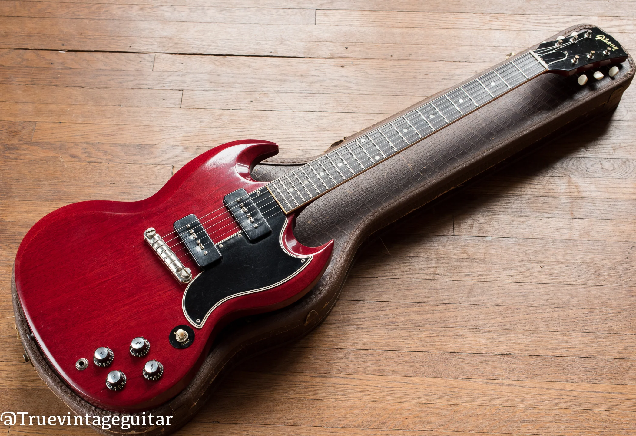 Vintage 1961 Gibson SG Special Cherry Red - Image 10