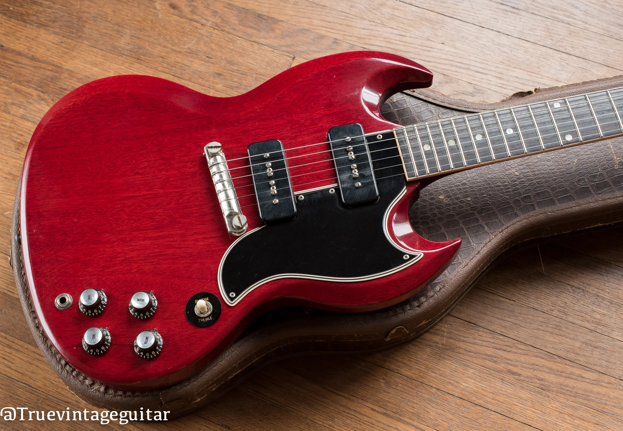 Vintage 1961 Gibson SG Special Cherry Red - Image 11
