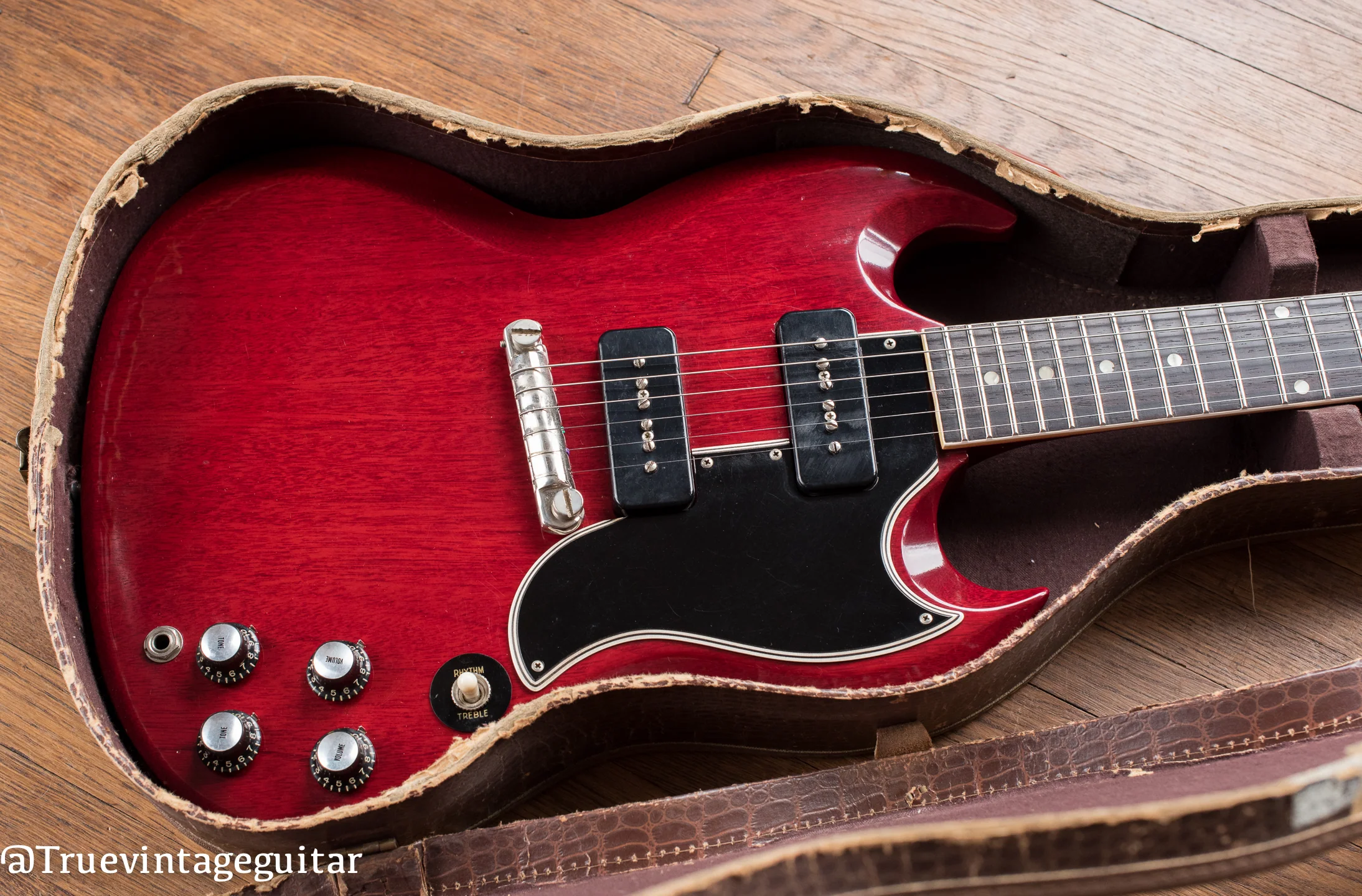Vintage 1961 Gibson SG Special Cherry Red - Image 14