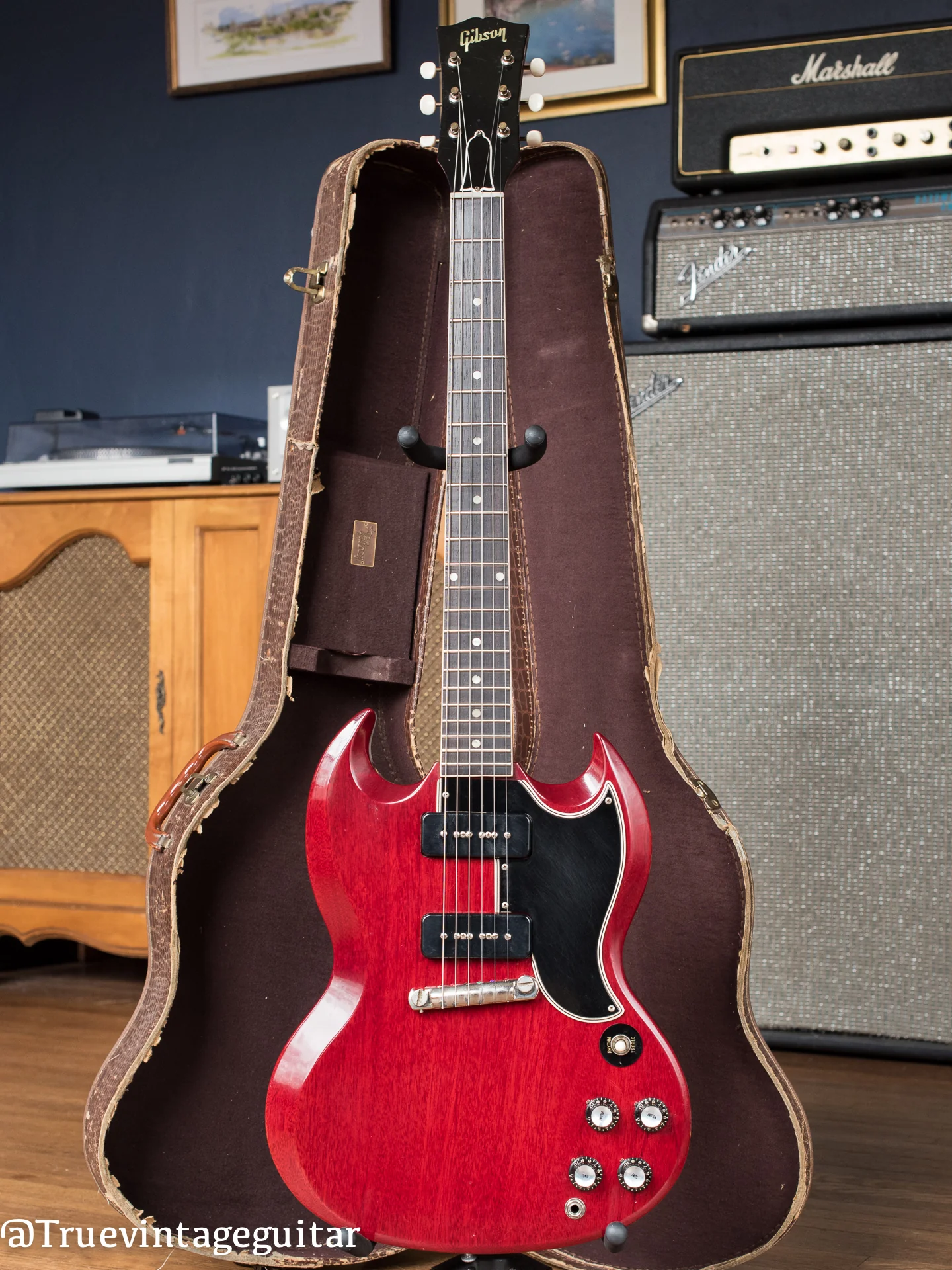 Vintage 1961 Gibson SG Special Cherry Red - Image 5