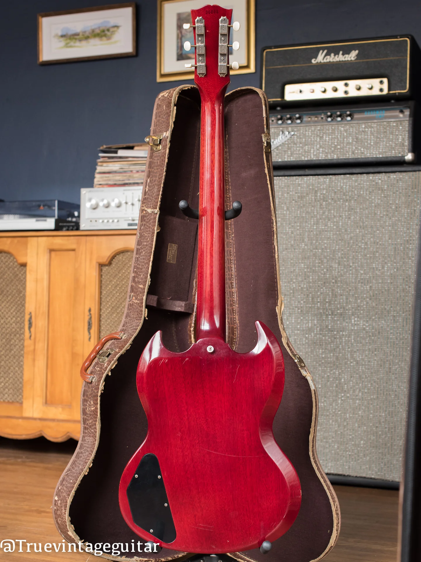 Vintage 1961 Gibson SG Special Cherry Red - Image 7
