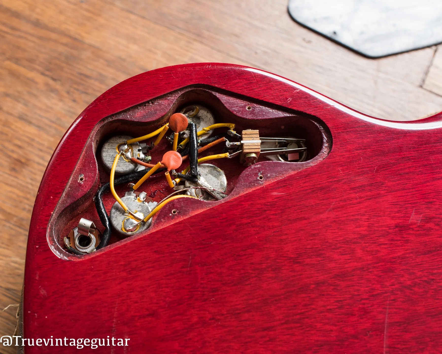 Vintage 1961 Gibson SG Special Cherry Red - Image 9