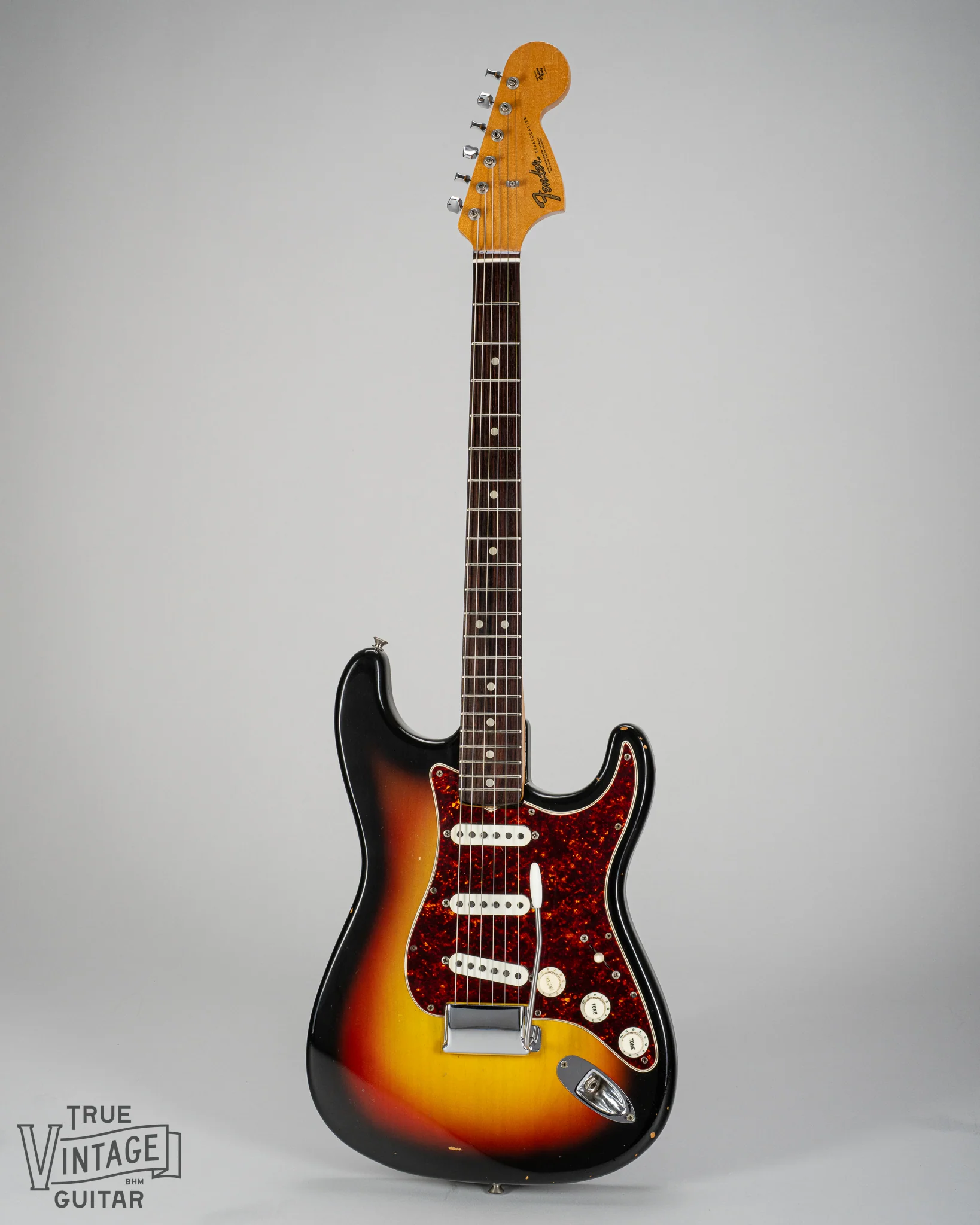 1967 Fender Stratocaster Sunburst Tortoise Shell Pickguard - Image 3