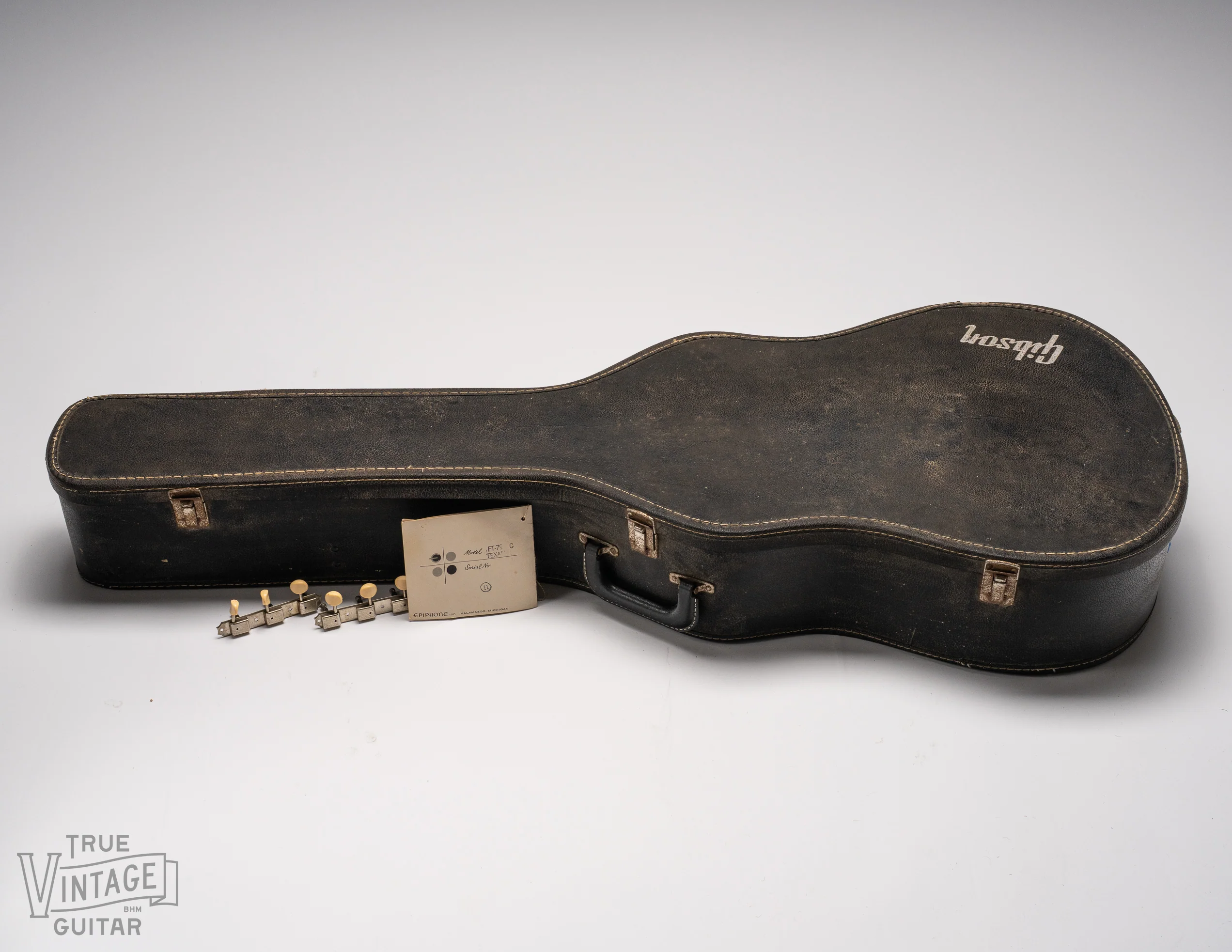 1968 Epiphone FT-79 Texan Cherry Red - Image 15