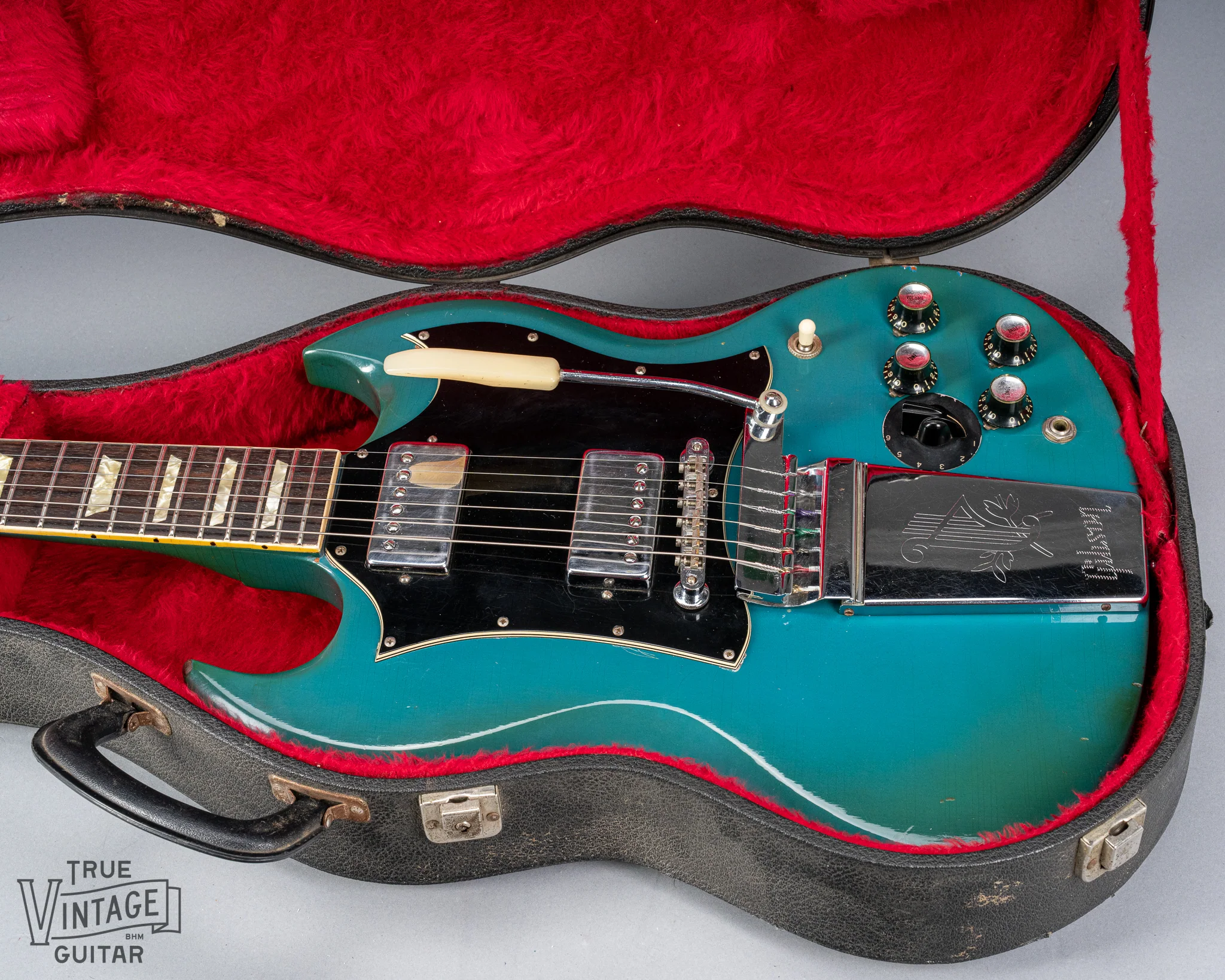 1971 Gibson SG Standard One-Off Custom Color Blue - Image 15