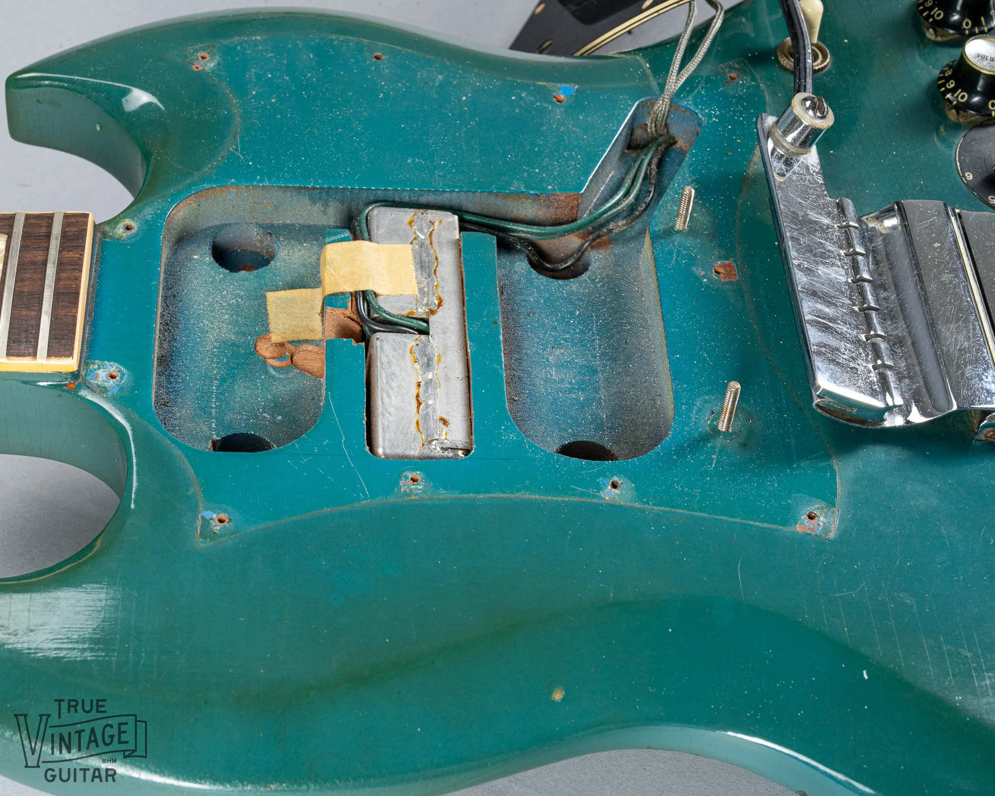 1971 Gibson SG Standard One-Off Custom Color Blue - Image 19