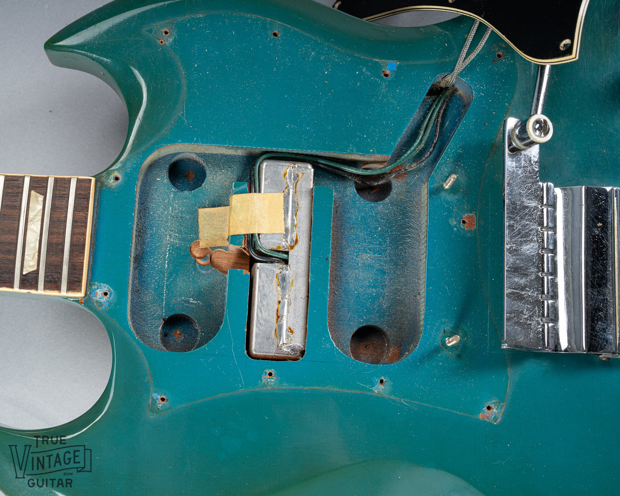 1971 Gibson SG Standard One-Off Custom Color Blue - Image 20