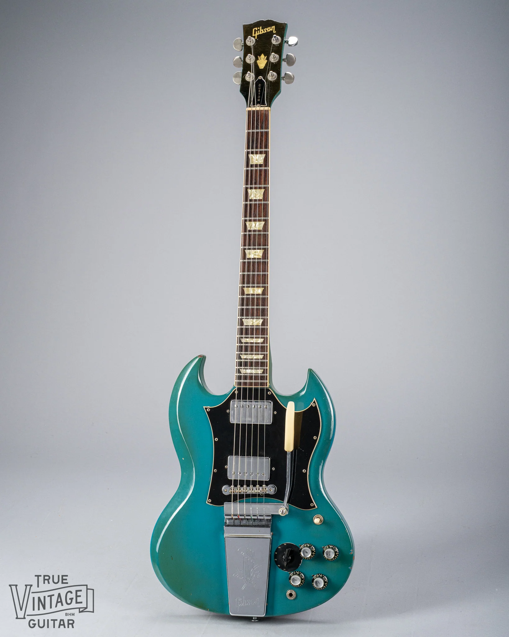 1971 Gibson SG Standard One-Off Custom Color Blue - Image 4