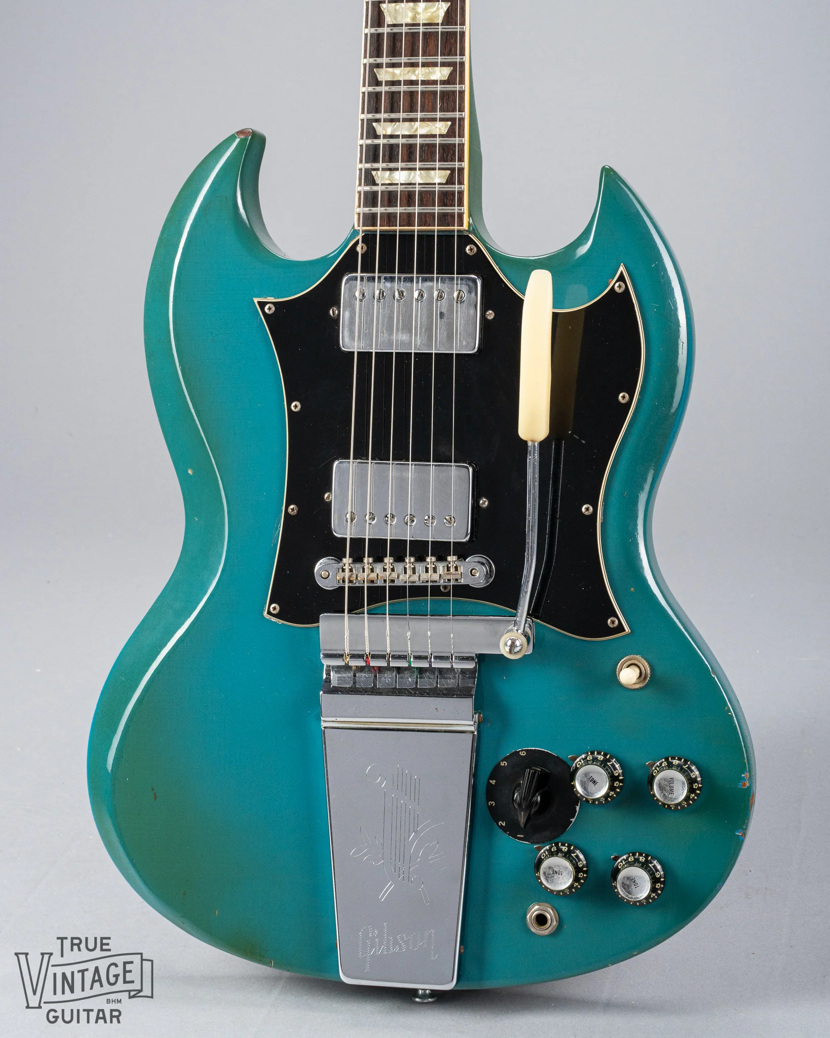 1971 Gibson SG Standard One-Off Custom Color Blue - Image 6
