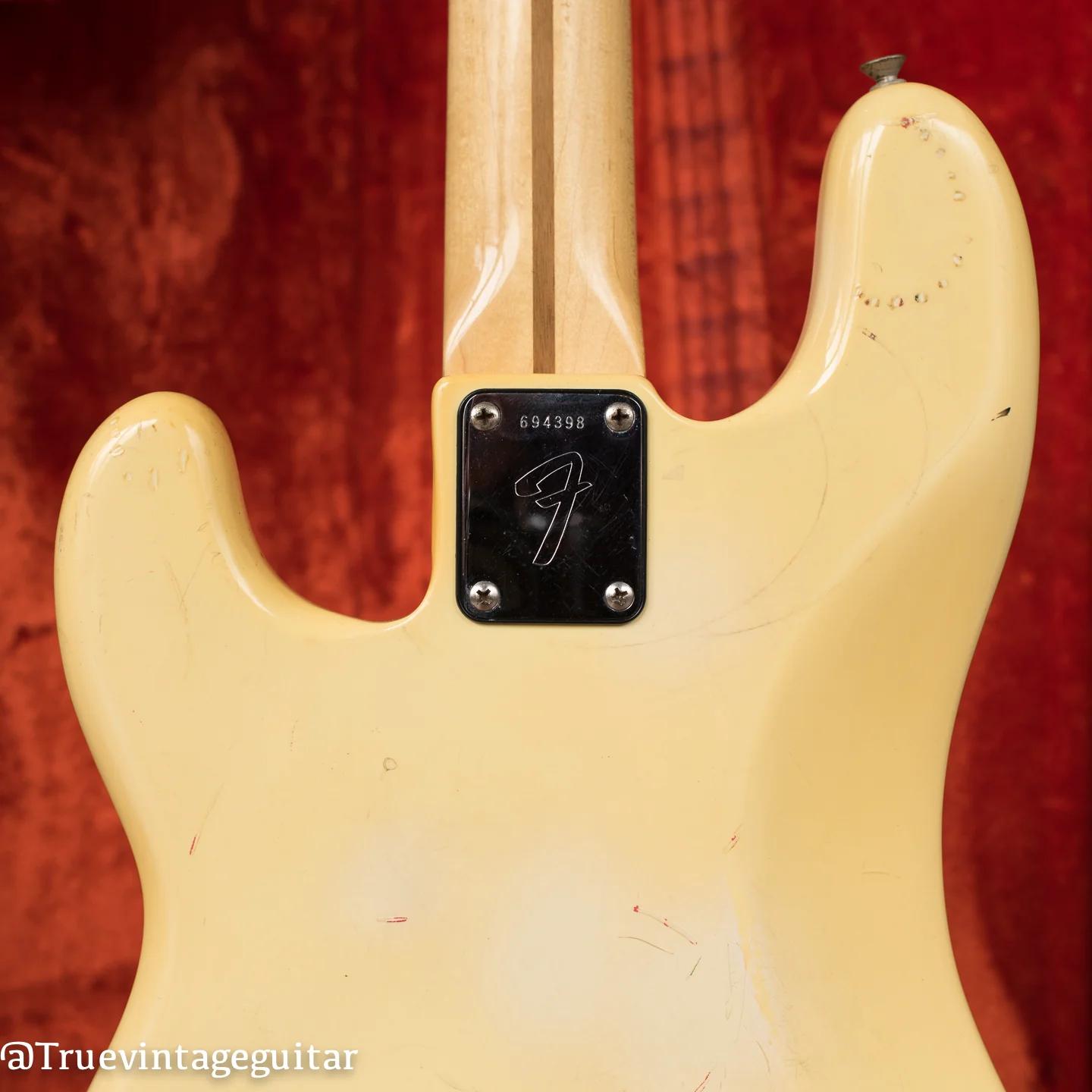 1976 Fender Precision Bass Olympic White Narrow Nut - Image 10