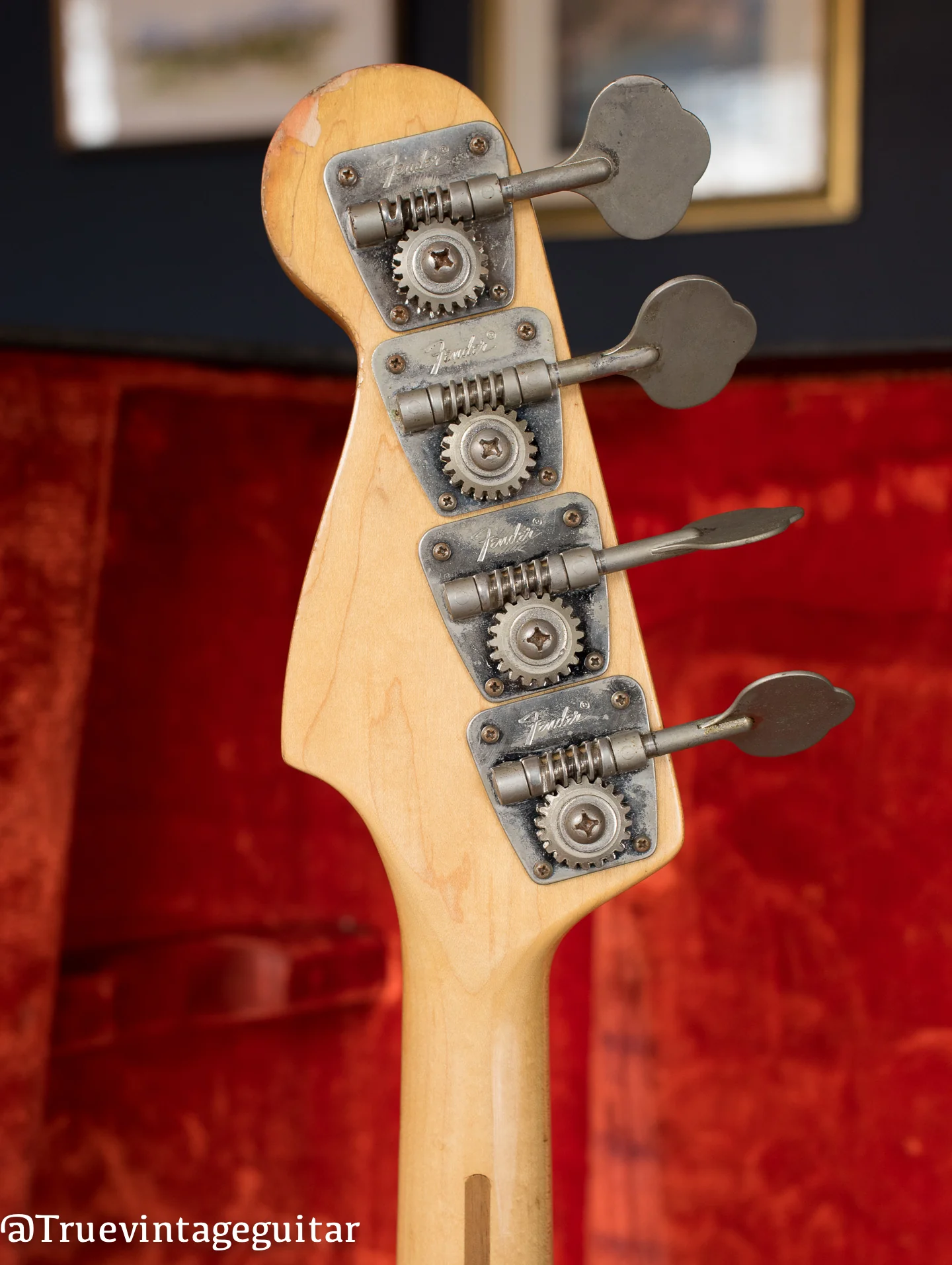 1976 Fender Precision Bass Olympic White Narrow Nut - Image 12