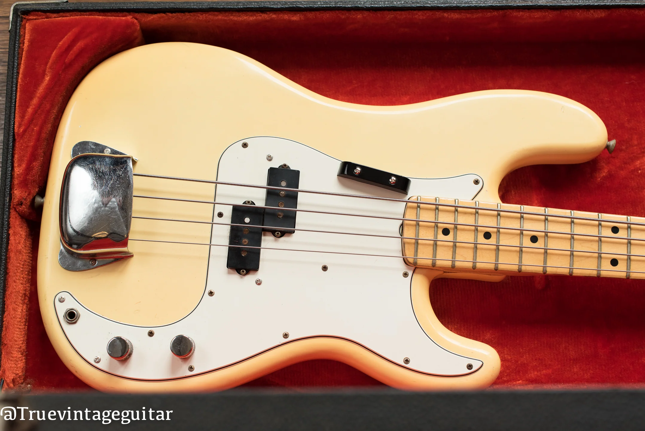 1976 Fender Precision Bass Olympic White Narrow Nut - Image 18