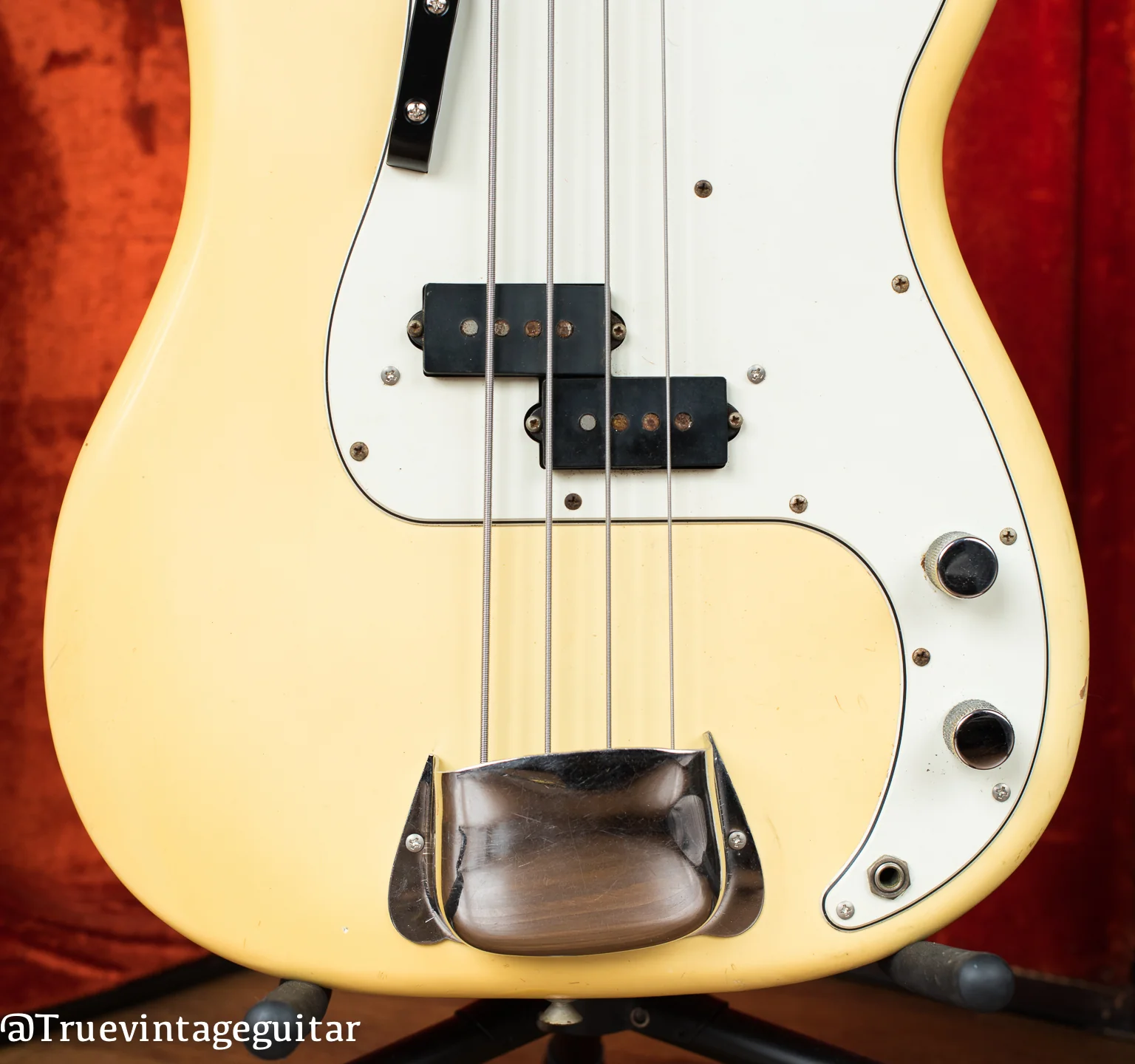 1976 Fender Precision Bass Olympic White Narrow Nut - Image 5