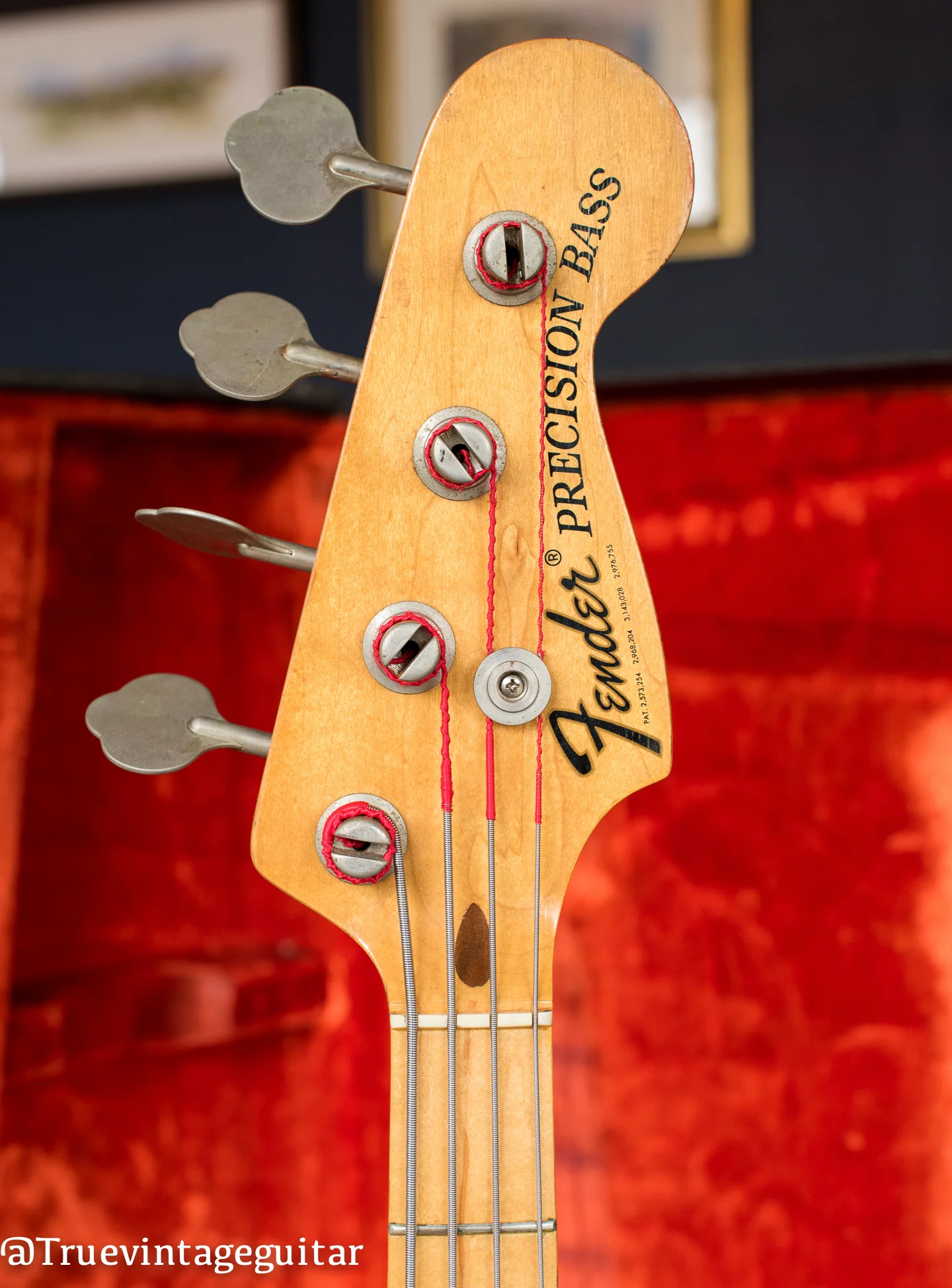 1976 Fender Precision Bass Olympic White Narrow Nut - Image 6