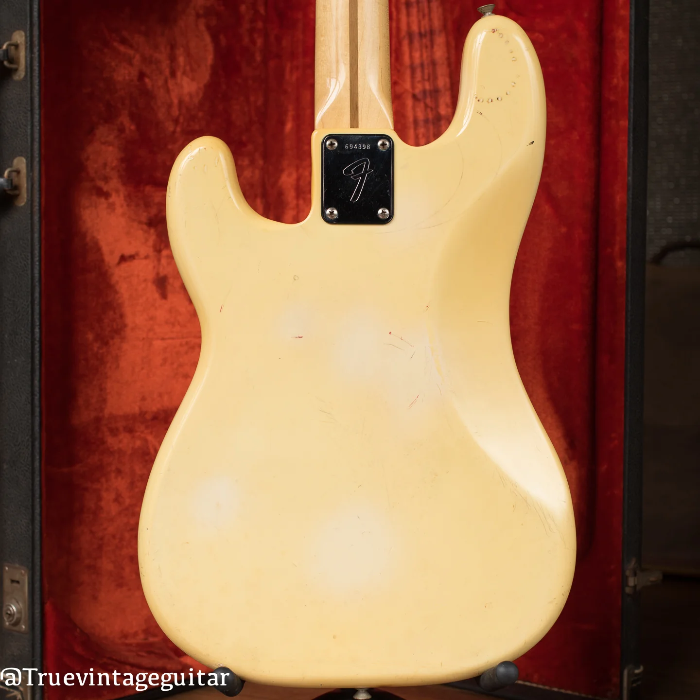1976 Fender Precision Bass Olympic White Narrow Nut - Image 9